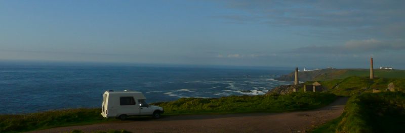 Wild Camping at the Levant Mine